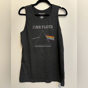 #371 Pink Floyd Charcoal Gray Graphic Tank Medium